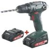 Perceuse-visseuse Sans Fil BS 18 - 2 Batteries Li-Ion 18V 1,3Ah, Avec Chargeur SC60 Et Mallette Metabo -Metabo Soldes 11296653 1