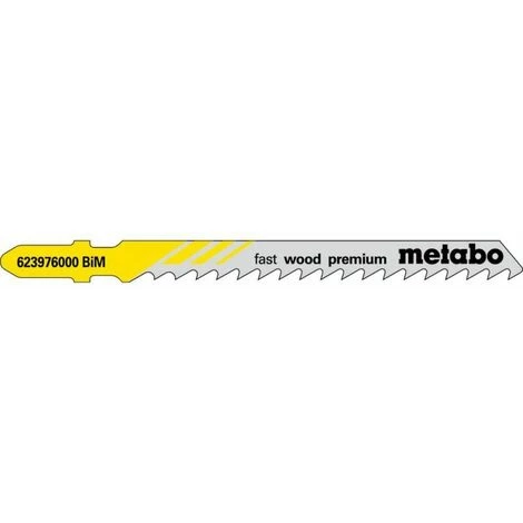 Metabo 5 Lames De Scies Sauteuses, Bois, Profess. 74 / 4,0 Mm (623976000) 3 Metabo 5 Lames De Scies Sauteuses, Bois, Profess. 74 / 4,0 Mm (623976000)