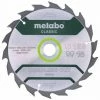 Metabo Lame De Scie Circulaire HW/CT 165 X 20, Nombre De Dents 18, Classic (628272000) -Metabo Soldes 11442926 1