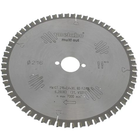 Lame Scie Circulaire 216x30 60 Dents Pour Scie A Onglets Metabo 3 Lame Scie Circulaire 216x30 60 Dents Pour Scie A Onglets Metabo