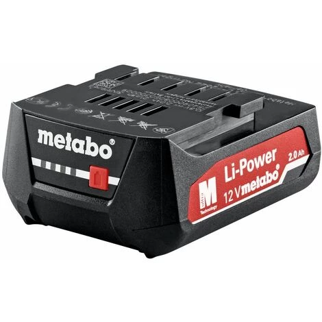 Metabo Batterie 12 V, 2,0 Ah, Li-Power, « AIR COOLED » - 625406000 3 Metabo Batterie 12 V, 2,0 Ah, Li-Power, « AIR COOLED » - 625406000