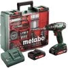 Perceuse Visseuse METABO BS 18 Set + 2 Batteries 18V 2.0Ah, Chargeur + Coffret Atelier Mobile - 602207880 1 Perceuse Visseuse METABO BS 18 Set + 2 Batteries 18V 2.0Ah, Chargeur + Coffret Atelier Mobile - 602207880 -Metabo Soldes 14709022 1