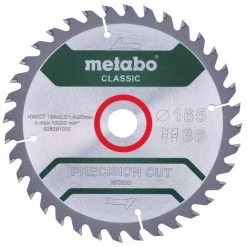 Metabo Lame De Scie "Precision Cut - Classic", 190x2,2/1,4x30 Z48 WZ 15° - 628664000
