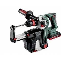 Marteau Perforateur Burineur + Extracteur De Poussières METABO - KHA 18V - LTX BL 24 Quick + ISA 18 LTX 25 1 X 4,0 Ah LiHD, 1 X 5,5 Ah LiHD, ASC 55, Coffret - 600211930