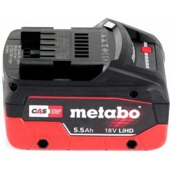 Metabo LiHD 18 V 5,5 Ah Li-Ion Batterie ( 625368000 ) - System CAS 11 Metabo LiHD 18 V 5,5 Ah Li-Ion Batterie ( 625368000 ) - System CAS -Metabo Soldes 21370413 5