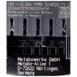 Metabo Basis Set 18V - 3x Batteries LiHD 5,5Ah + Chargeur ASC 145 + Insert ( 685074000 ) -Metabo Soldes 21370524 3