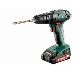 Perceuse à Percussion METABO - SB 18V - 2 X 1,5 Ah Li-Power, SC 30, Coffret - 602245550
