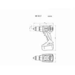 Perceuse Visseuse METABO - BS 18V - LT 2 X 4,0 Ah Li-Power, ASC 55, Coffret - 602102500