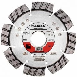 Metabo Meule De Tronçonnage Diamantée 115x22,23mm, « CP », Béton « Professional » - 628570000
