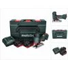 Metabo STA 18 LTX 100 Scie Sauteuse Sans Fil 18V ( 601002840 ) + 2x Batteries 5,5Ah + Chargeur + Coffret De Transport -Metabo Soldes 23712908 1