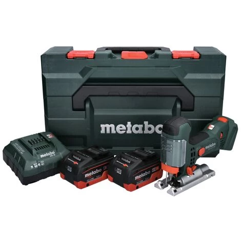 Metabo STA 18 LTX 100 Scie Sauteuse Sans Fil 18V ( 601002840 ) + 2x Batteries 5,5Ah + Chargeur + Coffret De Transport 4 Metabo STA 18 LTX 100 Scie Sauteuse Sans Fil 18V ( 601002840 ) + 2x Batteries 5,5Ah + Chargeur + Coffret De Transport – Image 2