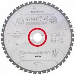 Metabo Lame De Scie 'Precision Cut Wood - Professional', 210x30, Z40 WZ 3° - 62803700