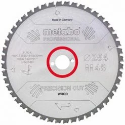 Metabo Lame De Scie 'Precision Cut Wood - Professional', 250x30, Z60 WZ 15° - 62804900