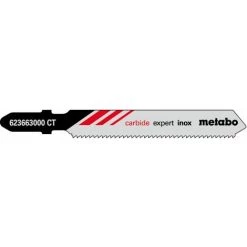 Metabo 3 Lames De Scie Sauteuse « Expert Inox » 57/ 1,4 Mm, Carbure - 623663000