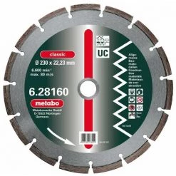 Metabo Meule De Tronçonnage Diamantée, 300 X 3,2 X 20,0/22,23/25,4mm, "classic", "UC", Universelle - 628161000