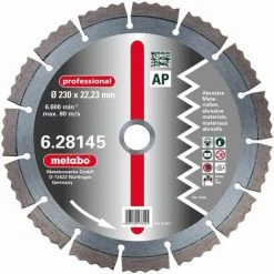 Metabo Meule De Tronçonnage Diamantée, 180 X 2,3 X 22,23 Mm, "professional", "AP", Abrasive - 628144000