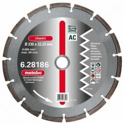 Metabo Meule De Tronçonnage Diamantée, 115 X 2,15 X 22,23 Mm, "classic", "AC", Abrasive - 628182000