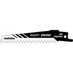 Metabo 5 Lames De Scie Sabre « Expert Plaster » 100 X 0,9 Mm, BiM, 4,2 Mm/ 6 TPI - 628264000