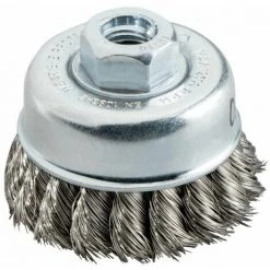 Metabo Brosse Boisseau 80x0,5 Mm/ M 14, Fil Métallique, Torsadé, épaisseur De Fil 0,50 Mm - 623710000