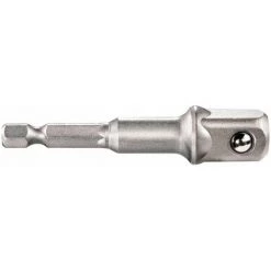 Metabo Adaptateur 1/4" Six Pans Mâle à 1/2" Carré Mâle, Longueur 72mm, Résistant Aux Chocs - 628838000