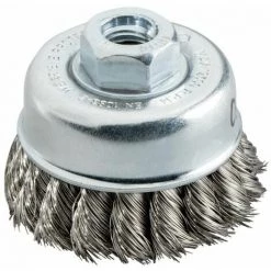 Metabo Brosse Boisseau 65x0,5 Mm/ 5/8", Fil Métallique, Torsadé, épaisseur De Fil 0,50 Mm - 623804000