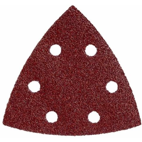 Metabo 25 Feuilles Abrasives Auto-agrippantes 93 X 93 Mm, P 180, Série « Professional », Pour Bois Et Métal, Pour Ponceuse à Patin Triangulaire - 624985000 3 Metabo 25 Feuilles Abrasives Auto-agrippantes 93 X 93 Mm, P 180, Série « Professional », Pour Bois Et Métal, Pour Ponceuse à Patin Triangulaire - 624985000
