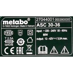 Metabo ASC 30-36 V AIR COOLED Chargeur 14,4-36V ( 627044000 ) 9 Metabo ASC 30-36 V AIR COOLED Chargeur 14,4-36V ( 627044000 ) -Metabo Soldes 27570020 3