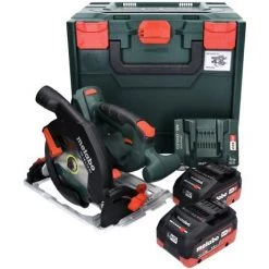 Metabo KS 18 LTX 57 Scie Circulaire Sans Fil 18V 165x20mm + 2x Batteries 8,0Ah + Chargeur + Coffret MetaLoc ( 601857810 ) -Metabo Soldes 27848529 2