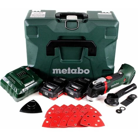 Metabo MT 18 LTX Outil Multifonctions Sans Fil 18V (613021710) - Compatible OIS / Starlock + 2x Batteries 4,0Ah + Chargeur + Coffret De Transport 4 Metabo MT 18 LTX Outil Multifonctions Sans Fil 18V (613021710) - Compatible OIS / Starlock + 2x Batteries 4,0Ah + Chargeur + Coffret De Transport – Image 2
