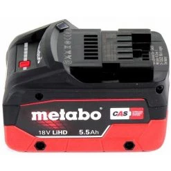Metabo MT 18 LTX Outil Multifonctions Sans Fil 18V (613021840) - Compatible OIS / Starlock + 1x Batterie 5,5Ah + Coffret De Transport - Sans Chargeur