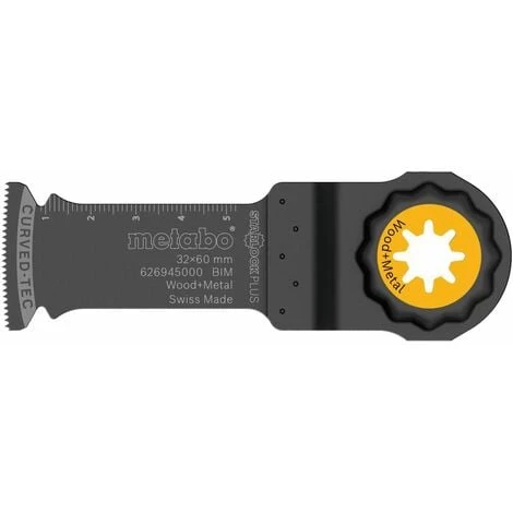 Metabo Lame De Scie Plongeante « Starlock Plus » Bois + Métal, BiM, 32 X 60 Mm - 626945000 3 Metabo Lame De Scie Plongeante « Starlock Plus » Bois + Métal, BiM, 32 X 60 Mm - 626945000