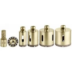 Metabo Set De Couronnes Diamantées Pour Carrelage « Dry », 6 Pièces, M14 - 628320000