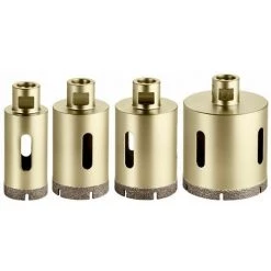Metabo Set De Couronnes Diamantées Pour Carrelage « Dry », 4 Pièces, M14 - 628319000