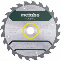 Metabo Lame De Scie "Power Cut Wood - Classic", 235x2,8/2,0x30, Z24 WZ 18° /B - 628678000