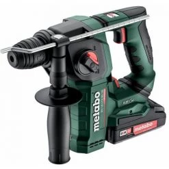 Metabo BH 18 LTX BL 16 Marteau Sans Fil, 18V 2x2Ah Li-Ion, Chargeur SC 30, MetaBOX 145 L - 600324500