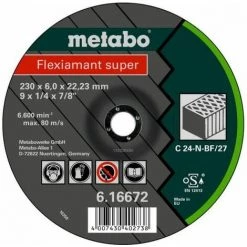 Metabo FLEXIAMANT SUPER 125 X 6,0 X 22,23 PIERRE, SF 27 (616731000)