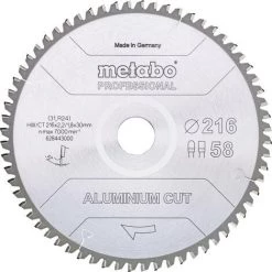 Metabo ALUMINIUM CUT PROFESSIONAL 628448000 Lame De Scie Circulaire 305 X 30 X 2.2 Mm Nombre De Dents: 84 1 Pc(s)