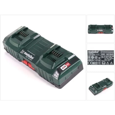 Metabo ASC 145 DUO Double Chargeur Rapide (627495000) 3 Metabo ASC 145 DUO Double Chargeur Rapide (627495000)