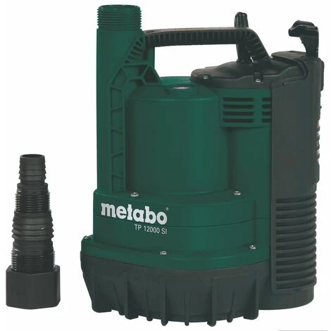 Metabo Pompe De Relevage Aspiration Plate TP 12000 SI / 600 Watts 3 Metabo Pompe De Relevage Aspiration Plate TP 12000 SI / 600 Watts