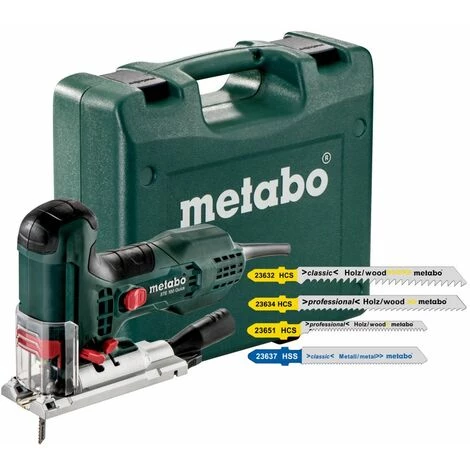 Metabo Scie Sauteuse STE 100 Quick Ensemble Avec Coffret Et Lames De Scie 3 Metabo Scie Sauteuse STE 100 Quick Ensemble Avec Coffret Et Lames De Scie