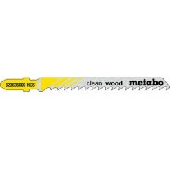 Metabo 5 Lames De Scie Sauteuse « Clean Wood » 74/ 4,0 Mm (623635000)