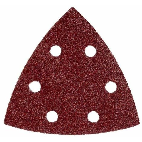 Metabo 5 Feuilles Abrasives Auto-agrippantes 93 X 93 Mm, P 80, B+M, Pour Ponceuse à Patin Triangulaire (624942000) 3 Metabo 5 Feuilles Abrasives Auto-agrippantes 93 X 93 Mm, P 80, B+M, Pour Ponceuse à Patin Triangulaire (624942000)