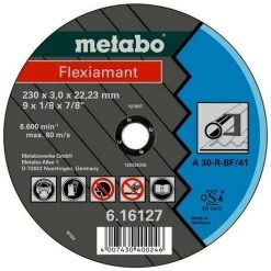 METABO 616123000 - Flexiamant A30-R Meuleu E D'angle Plat De éparation Pour Métal 180x3x2223mm (25 Ud Conteneur)