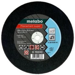 METABO 616343000 - Flexiamant Plat éparation Di Que Super A36-R Inox 350x3x254mm (10 Ud Conteneur)