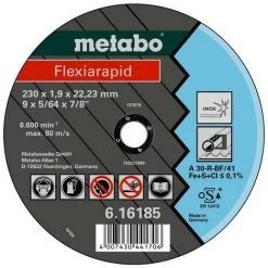 METABO 616184000 - Plat éparation Di Que Meuleu E Angulaire Flexiarapid A30-R Inox 180x2x2223mm (25 Ud Conteneur)