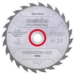 METABO 628034000 - Cie àlame Pour Métal Dur Coupe De Préci Ion HW CT Dent 190x20mm 48 DI