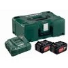 Pack énergie 18V METABO 2 Batt. 4,0 Ah Li-Power + Charg. ASC 55 + Coffret MetaBox - 685064000 -Metabo Soldes 35206803 1