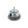 Brosse Boisseau 75X0,30 Mm/ 6 Mm, Acier Ondulé - METABO