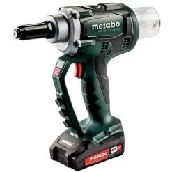 Metabo Riveteuse 18 V NP 18 LTX BL 5.0 - 2x 2,0Ah Li Power, ASC 55, Coffret Metabox
