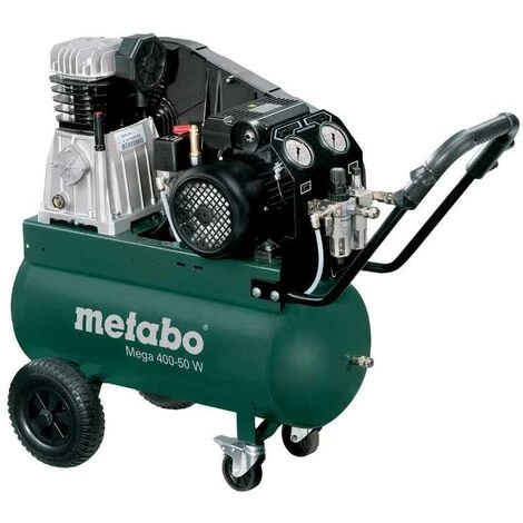 Metabo Compresseur Mega 400-50 W - Débit Effectif 260 L/min 3 Metabo Compresseur Mega 400-50 W - Débit Effectif 260 L/min